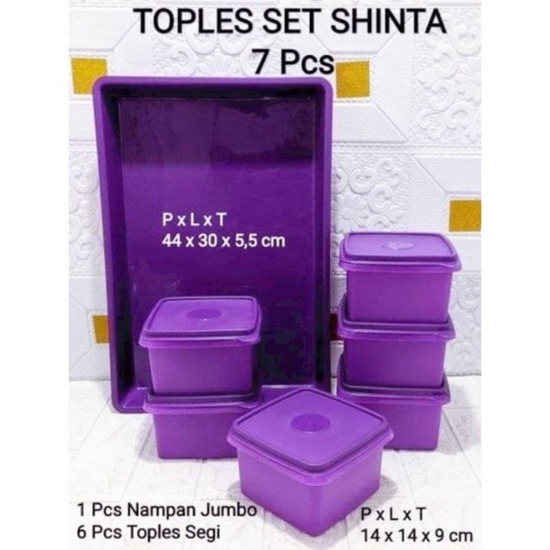 TOPLES ISI 6 + NAMPAN GIFT SET SHINTA Toples Shinta