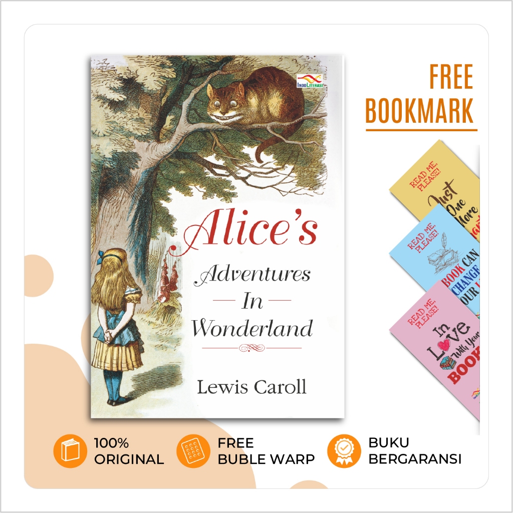Buku Novel - Alice's Adventure In Wonderland versi B. Indonesia