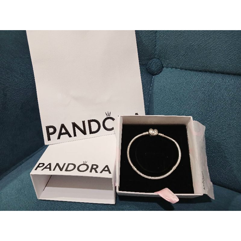 Gelang Pandora / Pandora Bracelet / Pandora Snake Chain Bracelet ORIGINAL (Preloved)