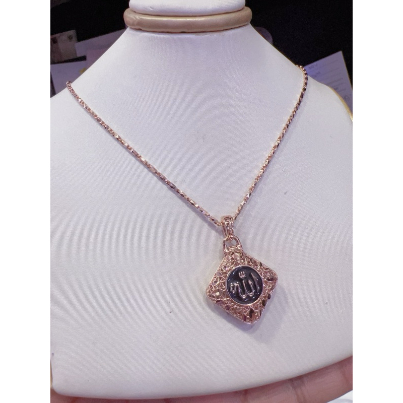 KALUNG SATU SET LIONTIN NEW ARRIVAL 11.8Gram rose gold