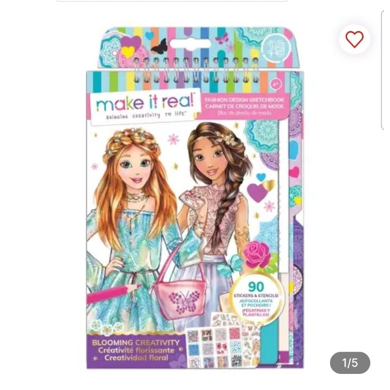 

Make It Real Set Sketcbook Blooming Creativity 3202