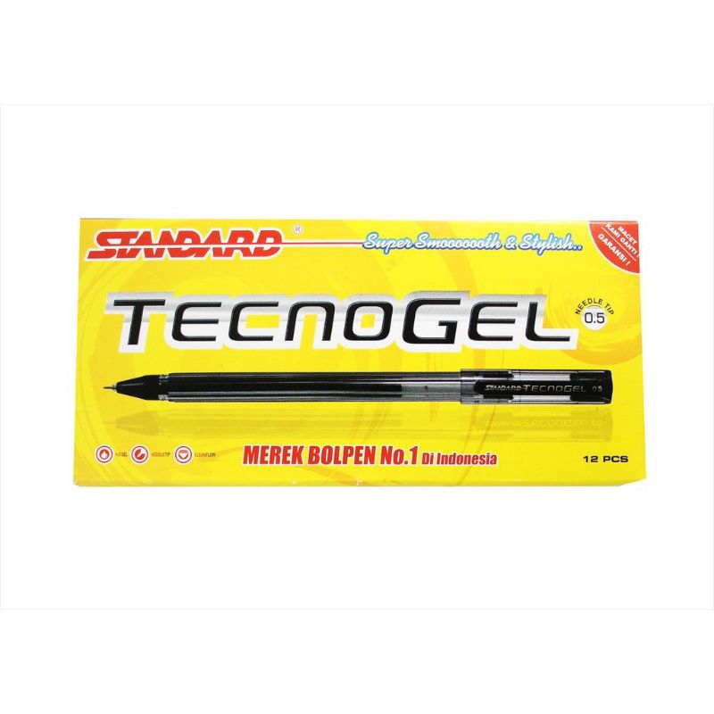 

Bolpoin Standar technogel Hitam