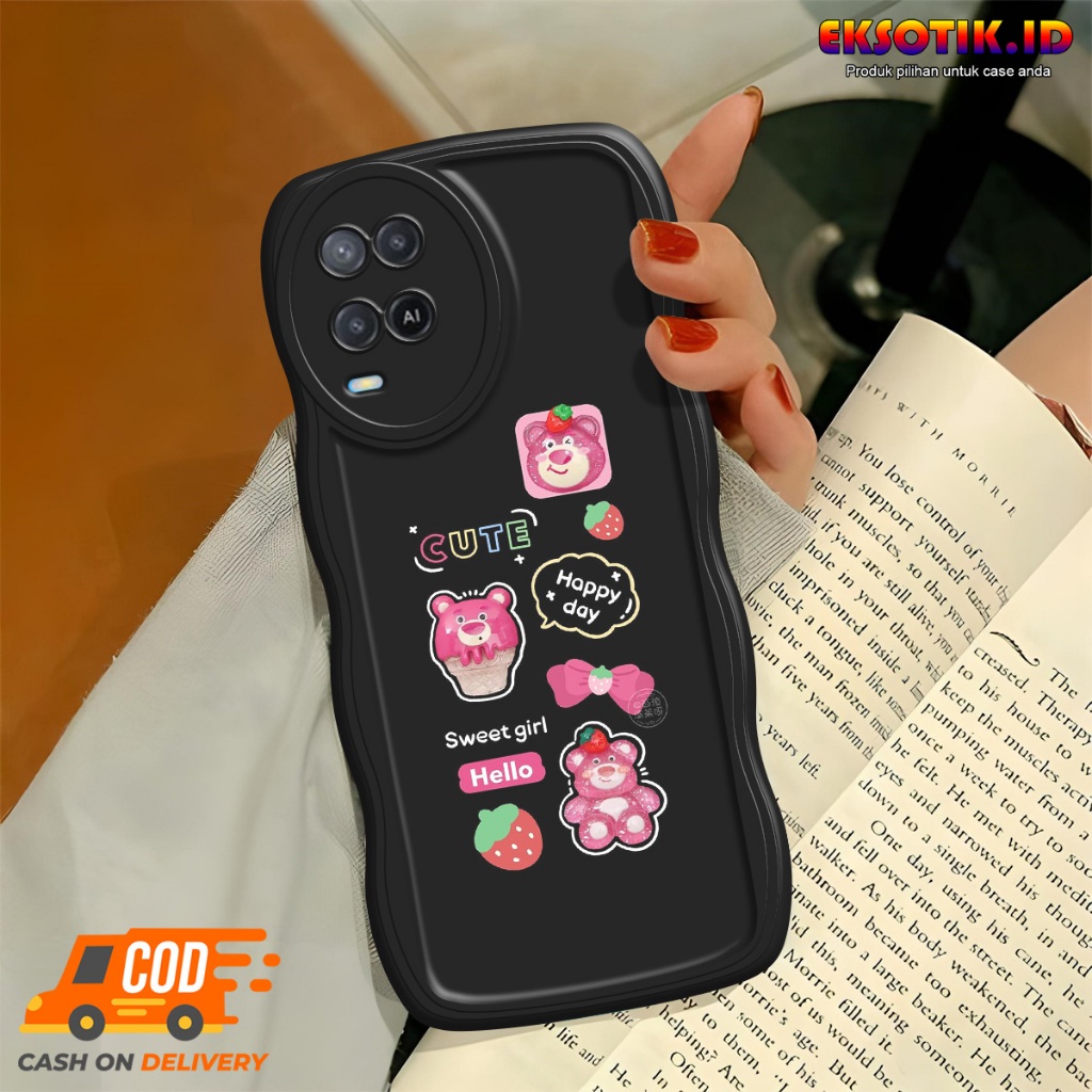 Case Oppo A54 Gelombang - Casing Oppo A54  - Silikon Oppo A54  - Softcase Oppo A54  - Kesing Oppo A5