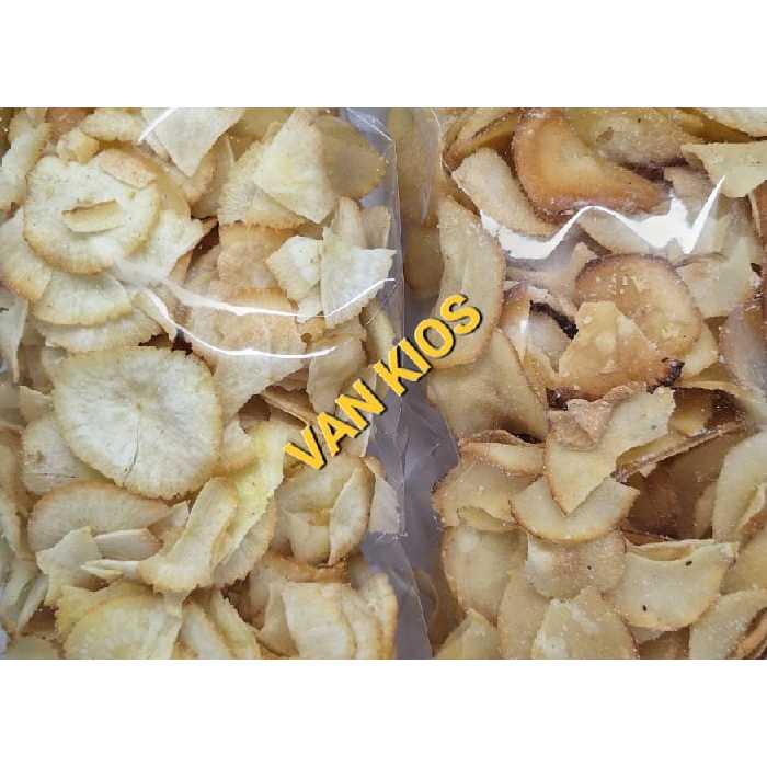 

Keripik singkong AA IPAN (net 250gr)+ Asin Bawang (200g)