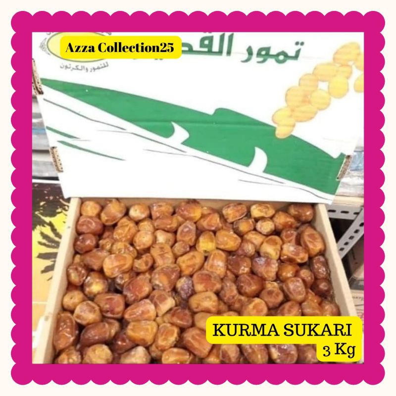 

KURMA SUKARI AL QASSIM PREMIUM 1 Dus/ KURMA SUKARI NR/HC