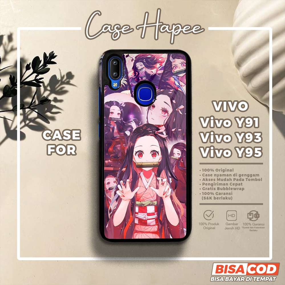 Case Vivo Y91 Y93 Y95 Casing Vivo Y91 Y93 Y95 [DMSL] Casehapee Case Glossy Case Aesthetic Custom Cas