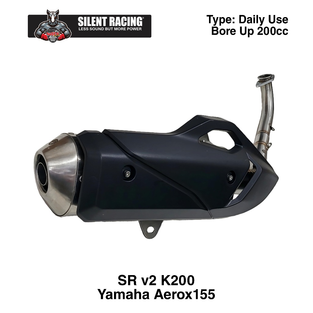 Knalpot WRX SR v2 K200 Aerox155