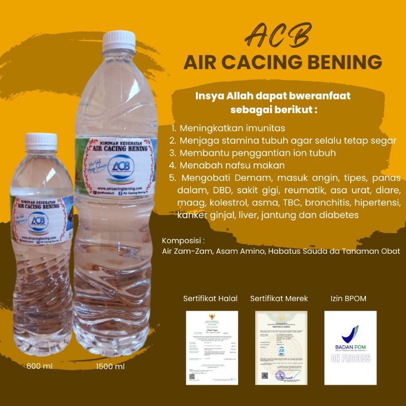 

Air Cacing Bening ACB 600ml