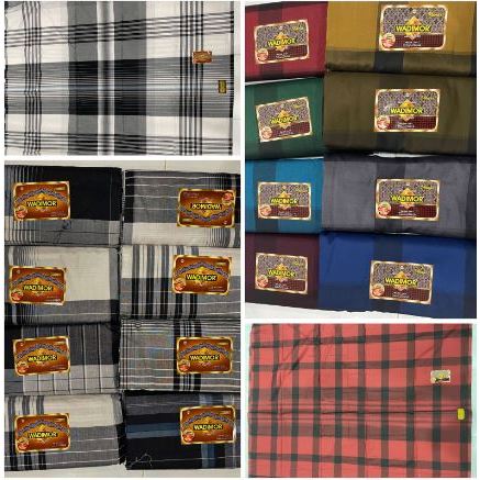Sarung Wadimor Motif Kotak & Bergaris