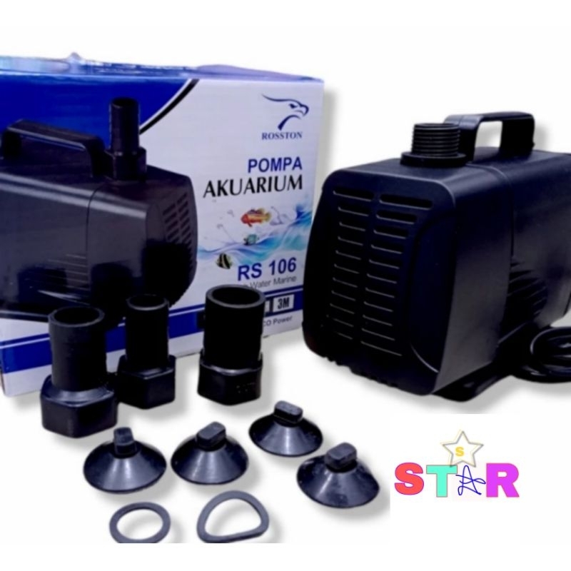 Mesin Kolam koi rosston Rs 106 / Pompa celup kolam aquarium Rs106