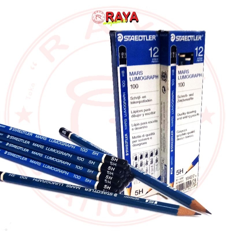 

Pensil Staedtler 100 - 5H Mars Lumograph