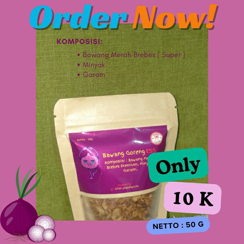 

Bawang Merah Goreng Premium ESS by Alien Planet Pluto Store