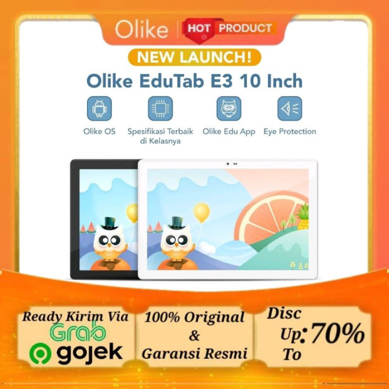 Olike Edutab E3 - Tablet Olike Edu Tab E3 - Tab E3 10 Inch Original Garansi Resmi
