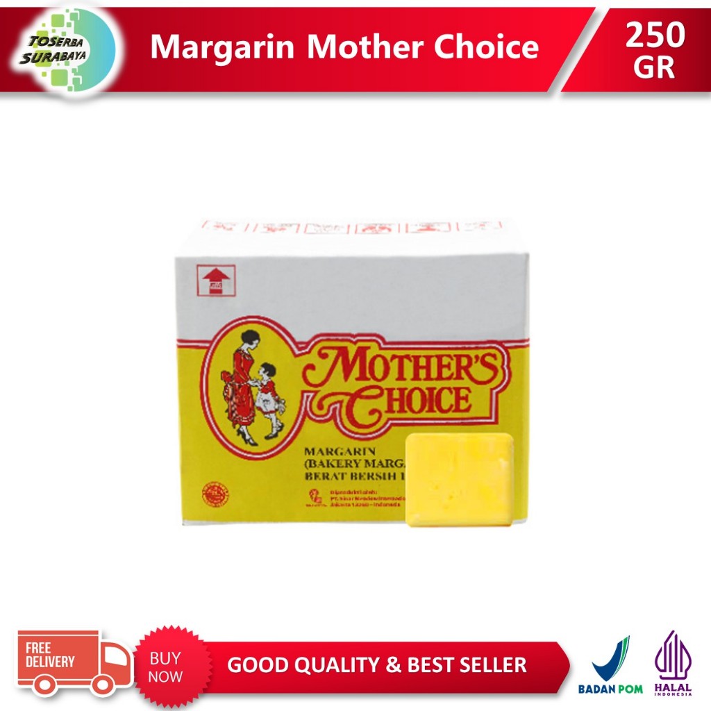 

Margarine Mother's Choice 250gr - MARGARIN MOTHERS CHOICE 1/4kg