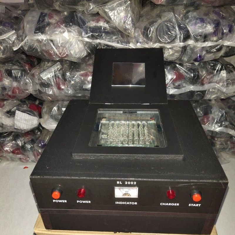 

mesin stempel flash 8lampu.