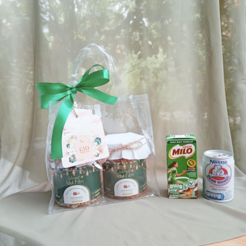 

Hampers Lebaran Idul Fitri cemilan enak buat diet gandum bites