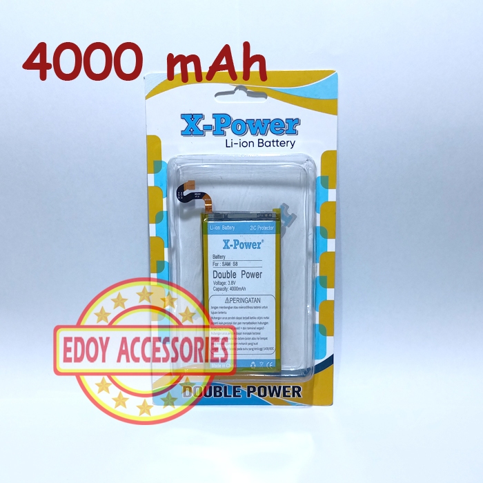 Batre Samsung Galaxy S8 G950 G950F Double Power Batu Baterai Battery Tanam