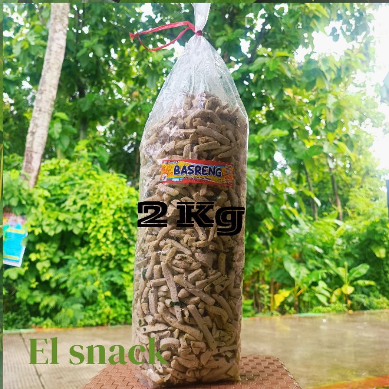

RK [ELSNACK] BASRENG 1 BALL ISI 2 KG Keripik Basreng Original Daun Jeruk Seball/Basreng ori daun