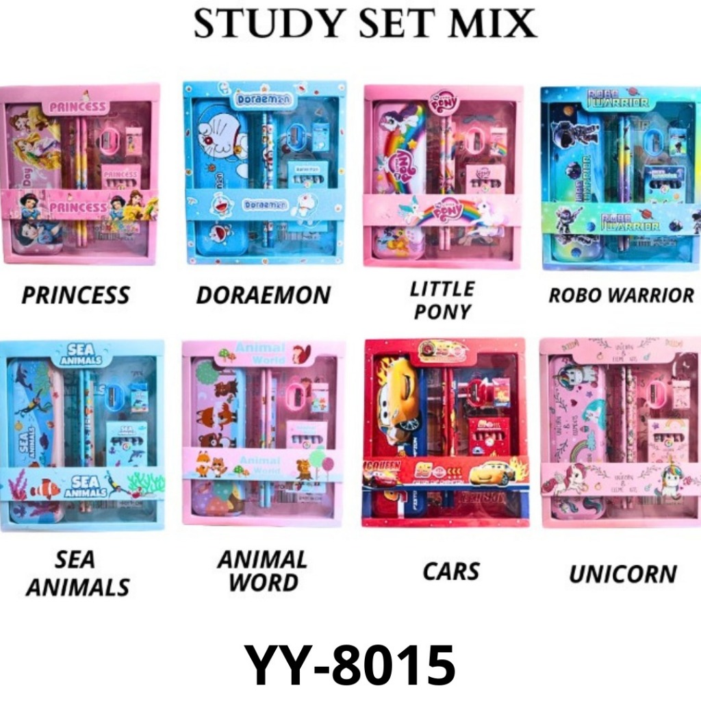 

Harga Grosir (1kotak ) study set alat pelajar 6in1 YOYO-8015