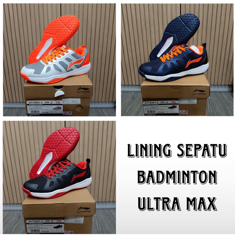 Lining Sepatu Badminton Ultra max / Ultramax Original