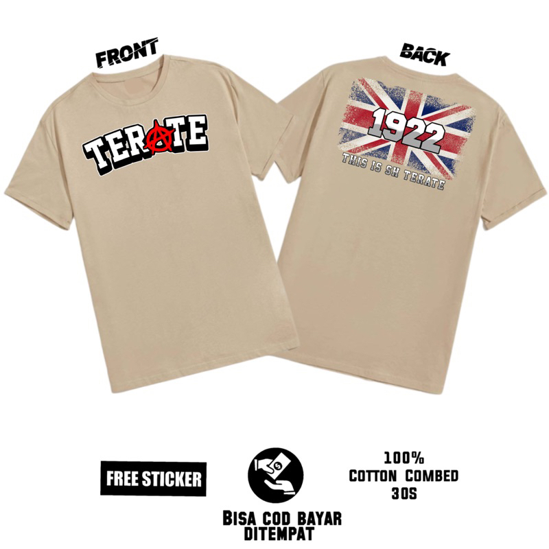 KAOS PSHT THIS IS SH TERATE 1922 Versi FLAG // KAOS Versi Coklat