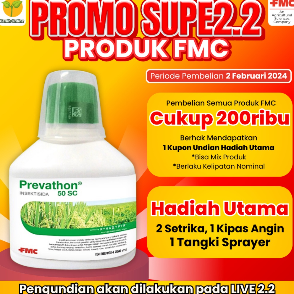 Super Hits INSEKTISIDA  Prevathon  25 ml  5 SC  FMC  Integrate siklon lannate