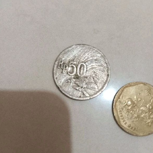koin rp50  ASLI dari tahun 1971