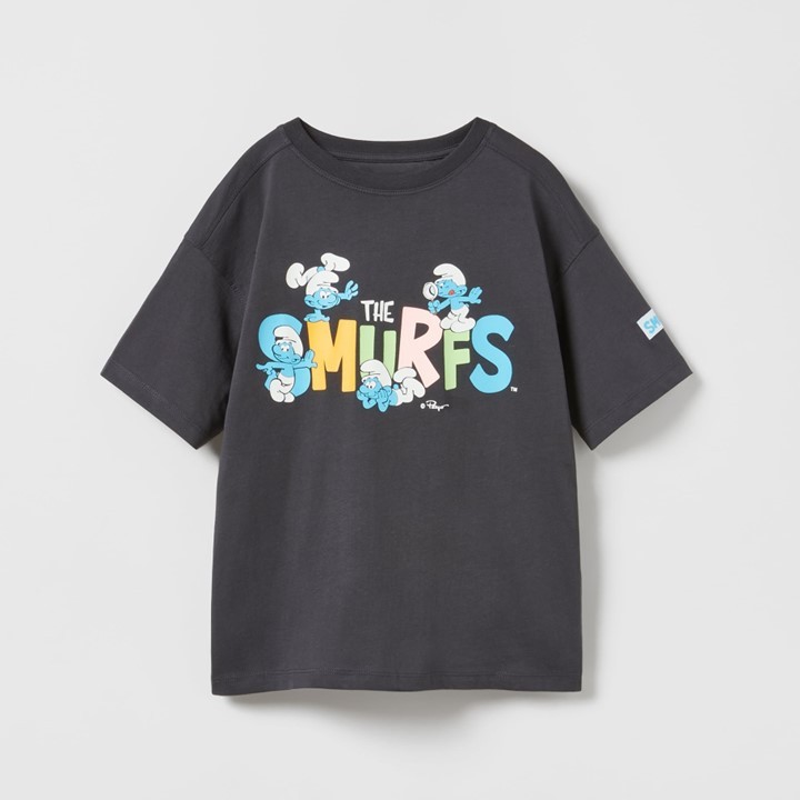 Kaos Anak Hitam Smurf