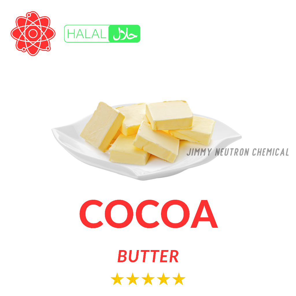 

Cocoa Butter Refined Deodorized Kakao Chocolate Butter 100 gr