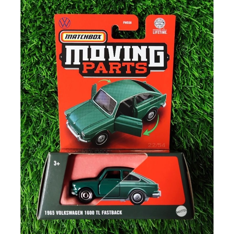 MATCHBOX MOVING PARTS 1965 VOLKSWAGEN 1600 TL FASTBACK