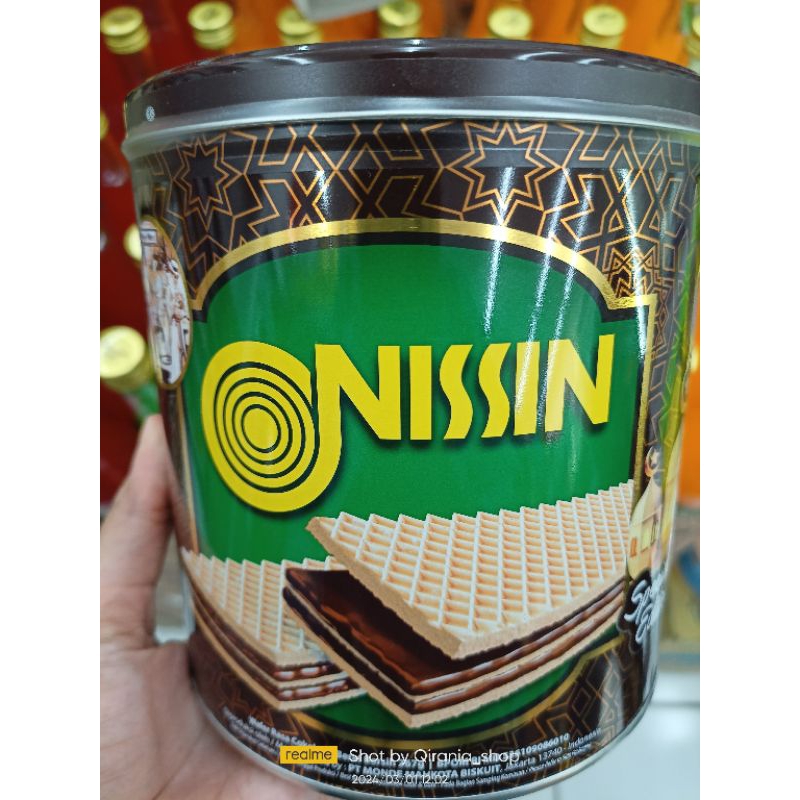 Nissin wafer kaleng 1 dus ( kemasan baru )