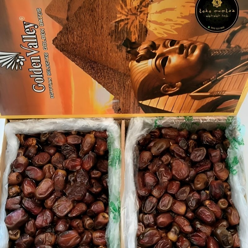 

KURMA MESIR GOLD VELLEY DATE KEMASAN REPACKAGE 200 - 500 GRM