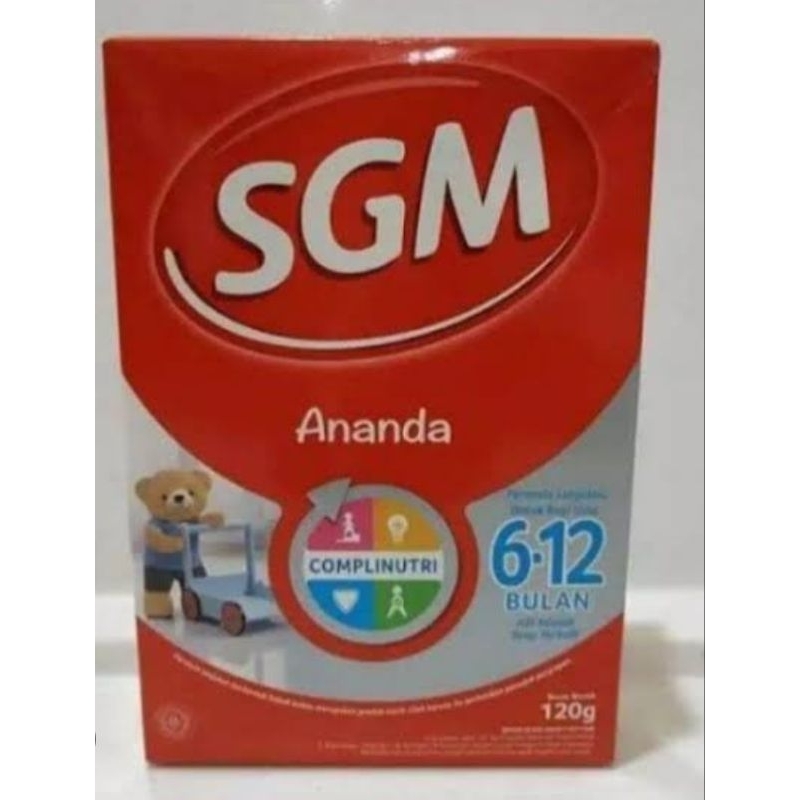 120gr SGM Ananda 2 usia (6-12 bulan) susu bubuk anak bayi