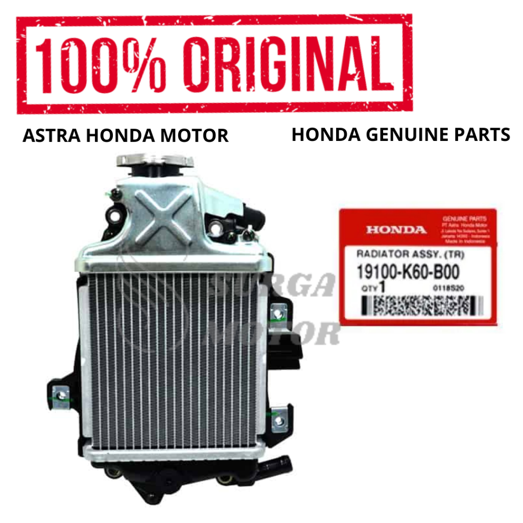 Radiator Assy Vario 125 eSP K60 LED   19100-K60-B00 Radyator Mesin Vario125  19100K60B00 2015 2016 2