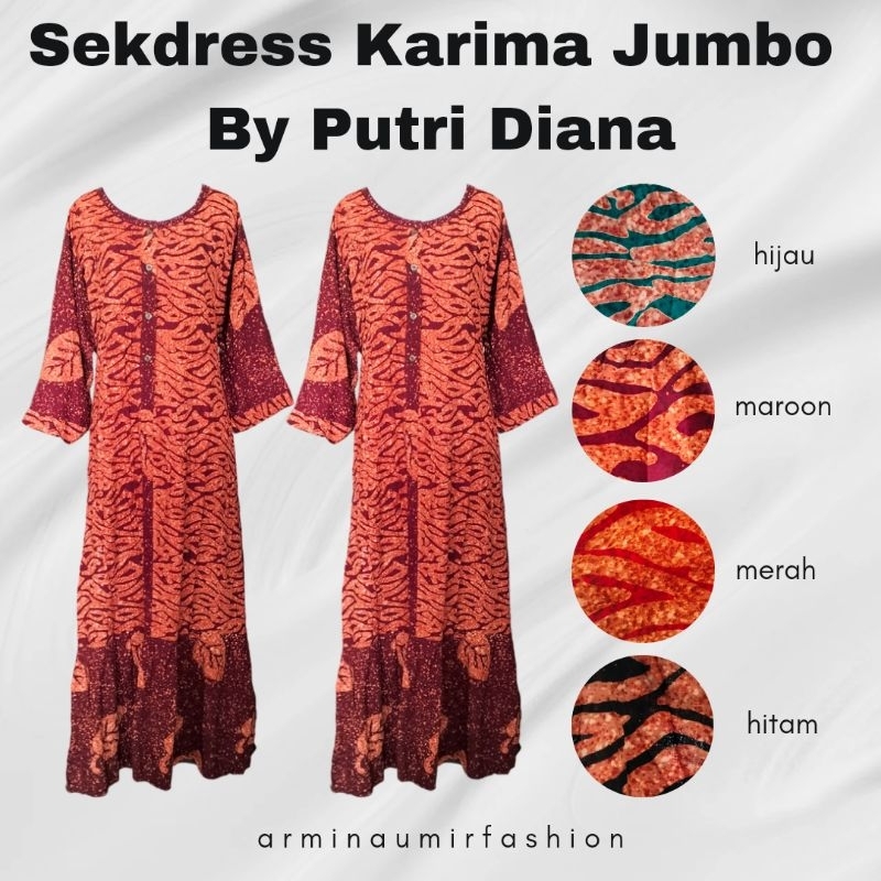 Sekdress Karima Jumbo by Putri Diana