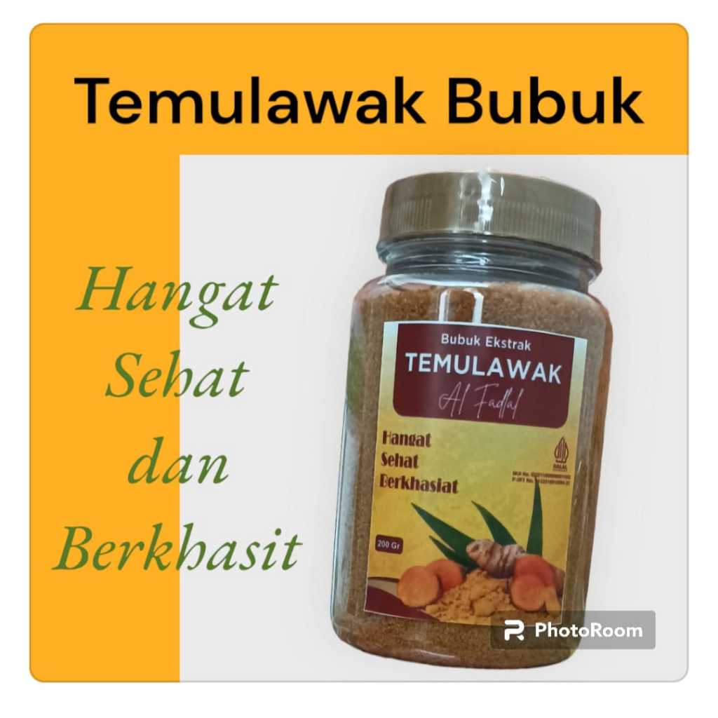 

Temulawak Bubuk Al Fadlal / Serbuk Organik 200 gr ORIGINAL