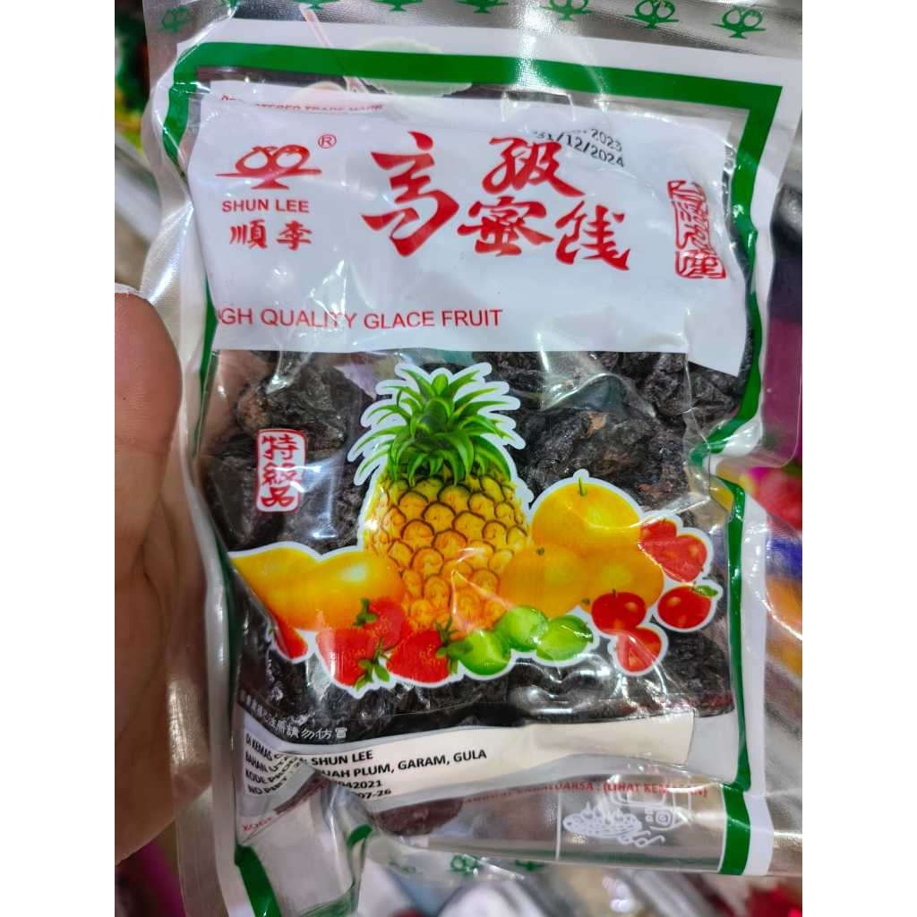 

Manisan buah Plum Shun lee high quality glace fruit