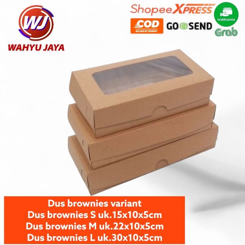 

Dus Brownies Variant UK.L (30*10*5cm), Uk.M (22x10*5cm), Uk.S (15*10*5cm)