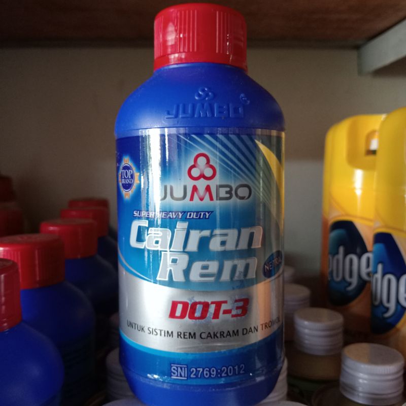 MINYAK REM CAIRAN REM 300ML JUMBO DOT 3 MERAH DOT 4 PUTIH