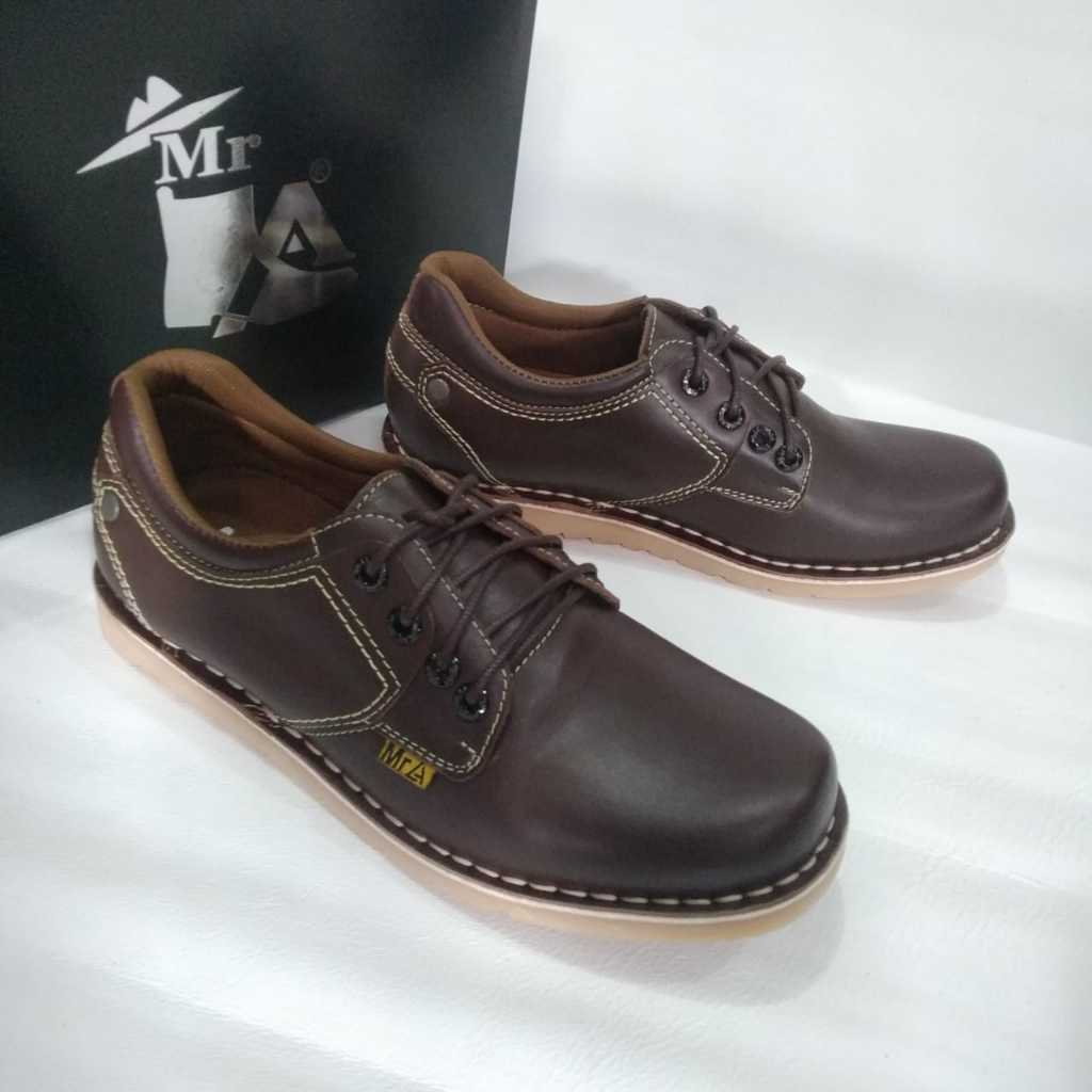 Promo Sepatu Pria Kulit Asli Mr.La 1015 Boots Murah