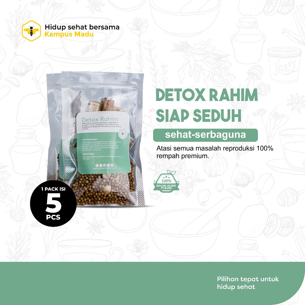

Detox Rahim ramuan herbal JSR instan sekali seduh isi 5 bungkus