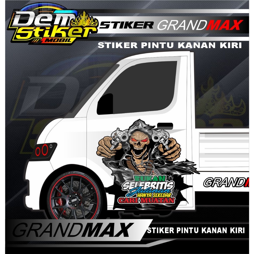 STIKER PINTU PICK UP GRANMAX / DECAL STIKER PINTU MOBIL CARRY L300 / STIKER PINTU PICK UP/STIKER MOB