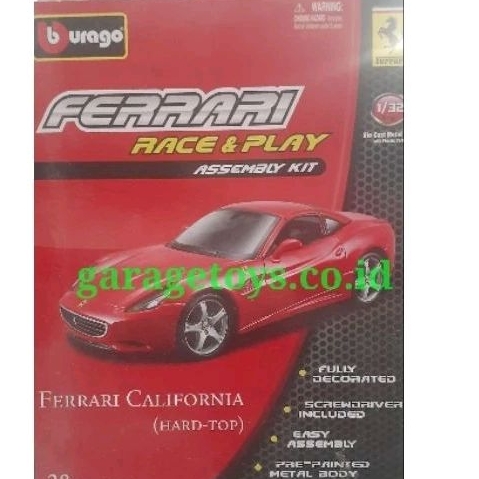 Bburago 1:32 Diecast Ferrari California Hardtop