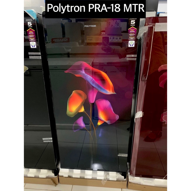 Kulkas 1 pintu Polytron PRA-18 MTR Lemari es 180 liter