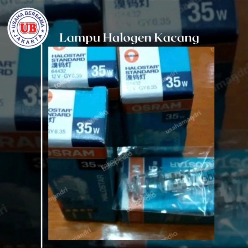 lampu halogen kacang 12v 35w RRC Osram