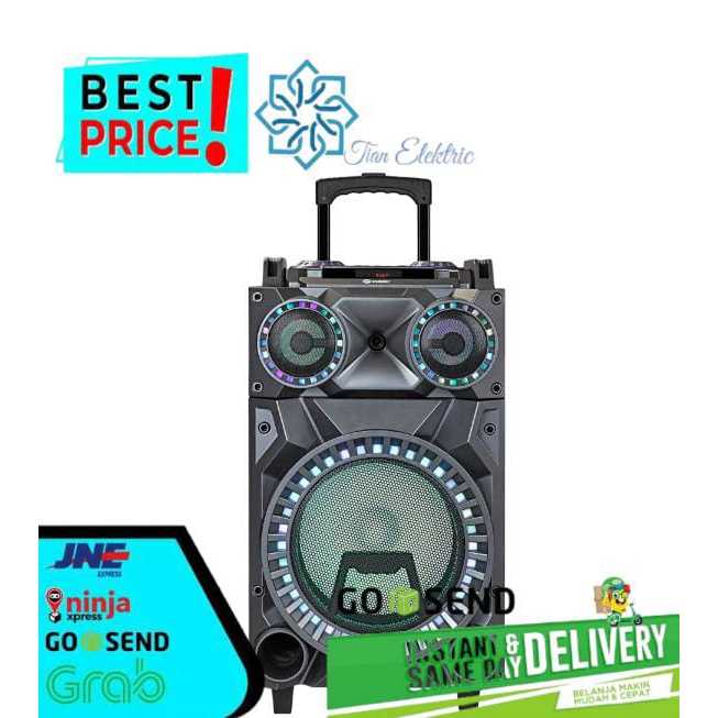 GMC 899B Multimedia Speaker Bluetooth (Include 1 Mic Wireless)