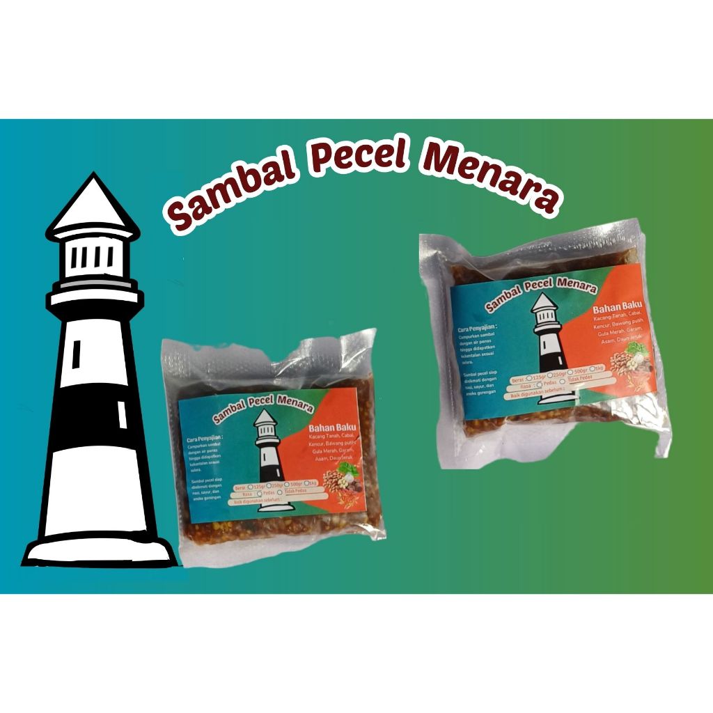 

Sambal Pecel Menara 125 gram