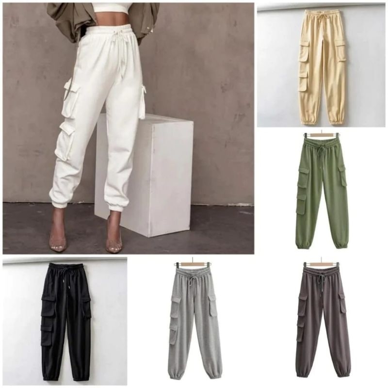 ALS jOGER PANTS KOREAN STYLE CELANA JOGER JOGER WANITA