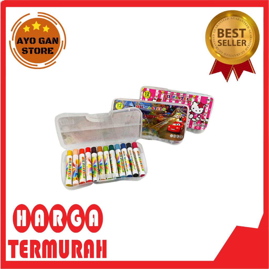 

Crayon Set Mini 12 Warna - Krayon Oil Pastel Fancy