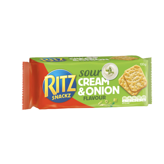 

Ritz Snackz Sour Cream and Onion Crackers | 100g Australia